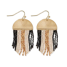 Load image into Gallery viewer, Arc Beaded Fringe Earrings | 5 Styles