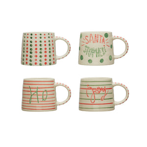 Holiday Painted Mug Set available at Bench Home