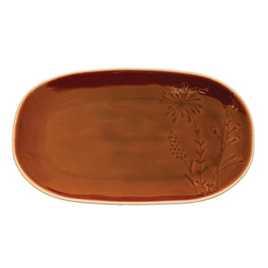 Botanical Stoneware Platter available at Bench Home