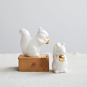 Squirrel Salt and Pepper Set available at Bench Home