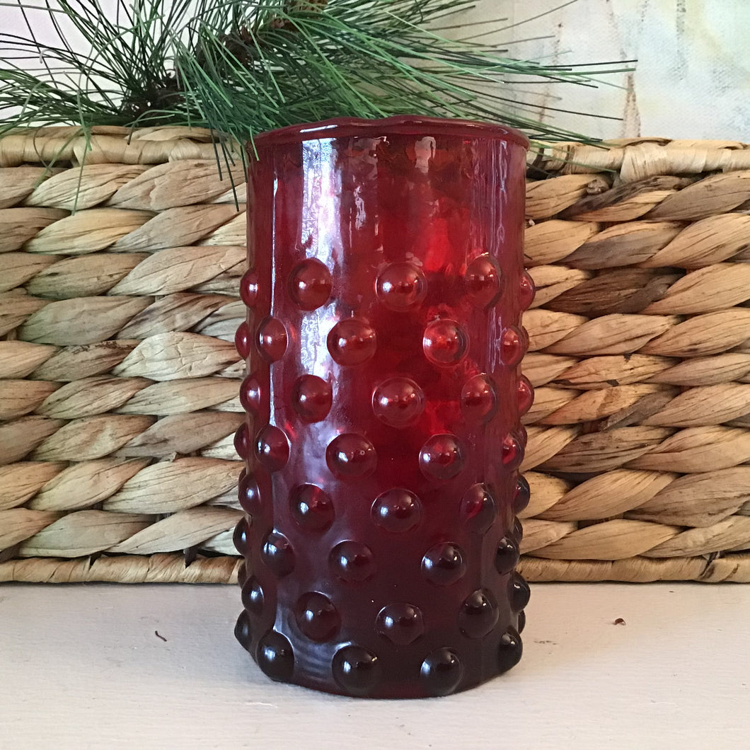 Hobnail Drinking Glass | 2 Colors