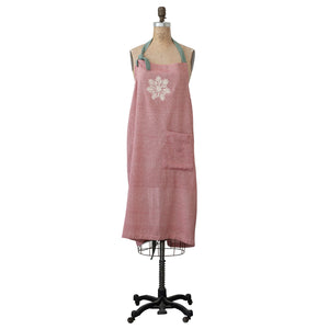 Cotton Chambray Snowflake Apron available at Bench Home