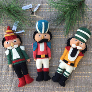 Felt Nutcracker Ornaments | 3 Styles available at Bench Home