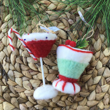 Load image into Gallery viewer, Felt Cocktail Ornament | 2 Styles