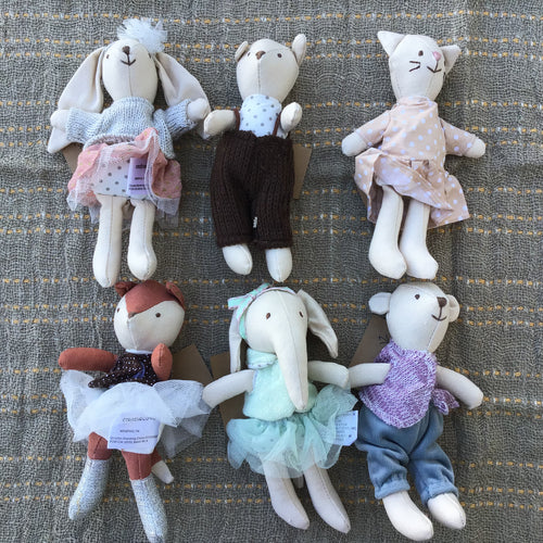 Mini Linen Animal | 6 Styles