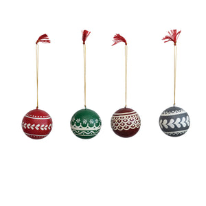 Paper Mache Ornaments | 4 Styles available at Bench Home
