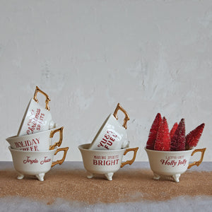Holiday Footed Teacup available at Bench Home