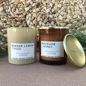 Gold Lidded Candle | 2 Scents available at Bench Home