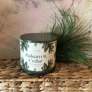 Holiday Tin Candles | 2 Styles available at Bench Home