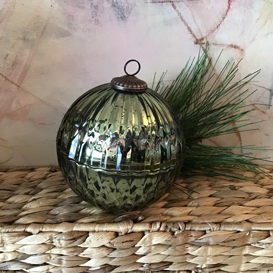 Glass Ornament Candles | 2 Styles