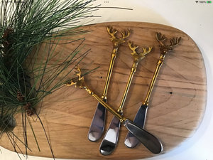 Reindeer Brass Servers | 2 Styles available at Bench Home