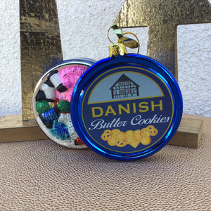 Cookie Tin Sewing Kit Ornament available at Bench Home