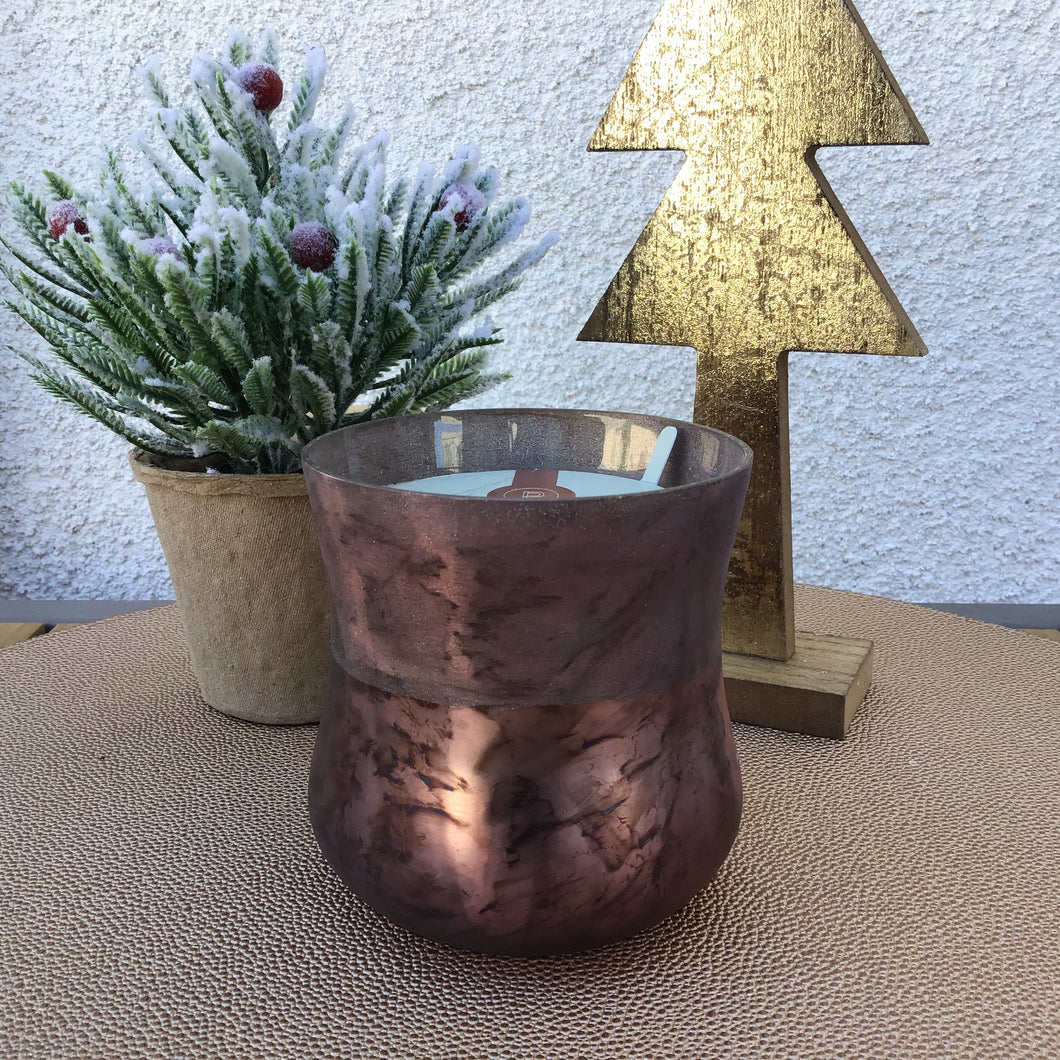 Copper Glass Candle