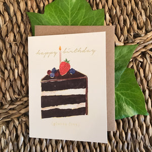 Gluten Free Birthday Cake Card available at Bench Home