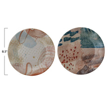 Load image into Gallery viewer, Abstract Printed Stoneware Plate| Two Styles