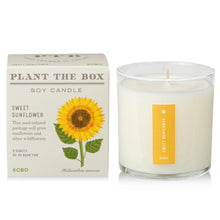 Load image into Gallery viewer, Sunflower Plant The Box Candle