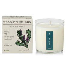 Load image into Gallery viewer, Rustic Pine Plant The Box Candle
