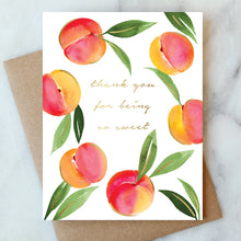 Load image into Gallery viewer, Sweet Peaches Thank You Card