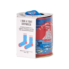 Load image into Gallery viewer, Sailing Socks in A Tin