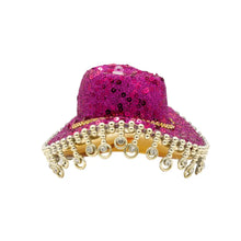 Load image into Gallery viewer, Glitzy Cowgirl Hat Ornament