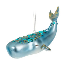 Load image into Gallery viewer, Whale with Glitter Ornament