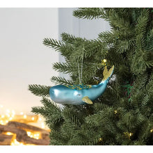 Load image into Gallery viewer, Whale with Glitter Ornament