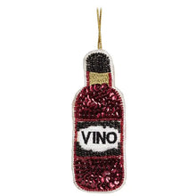 Load image into Gallery viewer, Vino Bottle Bead Ornament