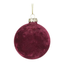 Load image into Gallery viewer, Velvet Ball Christmas Ornament