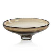 Load image into Gallery viewer, ZODAX Cambria Glass Bowl - Taupe