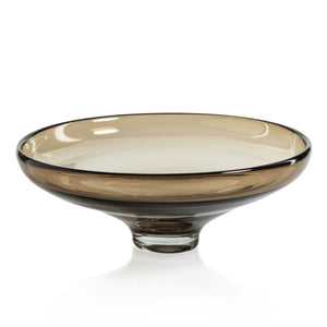 ZODAX Cambria Glass Bowl - Taupe available at Bench Home