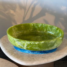 Load image into Gallery viewer, Green Resin Rio Large Oval Bowl