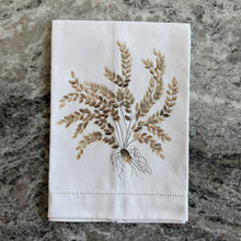 Load image into Gallery viewer, Hand-painted Fern Cotton Guest Towel | Four Styles