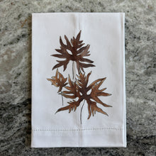 Load image into Gallery viewer, Hand-painted Fern Cotton Guest Towel | Four Styles