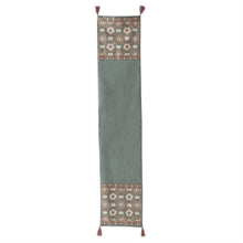 Load image into Gallery viewer, Floral Embroidered Table Runner