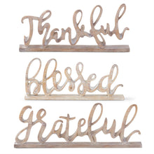 Load image into Gallery viewer, Tan Resin Woodgrain Tabletop Cutouts | Three Styles