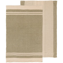 Load image into Gallery viewer, Linea Olive Branch Woven Dishtowels Set