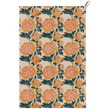 Load image into Gallery viewer, Goldenrise Block Print Dishtowel