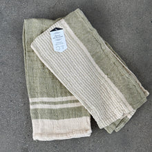 Load image into Gallery viewer, Linea Olive Branch Woven Dishtowels Set