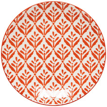 Load image into Gallery viewer, Copper Leaves Stamped Appetizer Plate