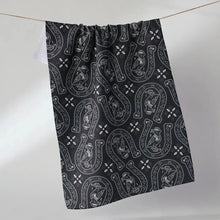 Load image into Gallery viewer, Lucky Crow Geometry Tea Towel