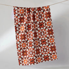 Load image into Gallery viewer, Quilt Work Geometry Tea Towel