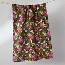 Load image into Gallery viewer, Wild Fig Geometry Tea Towel