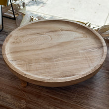 Load image into Gallery viewer, Wooden Footed Tray