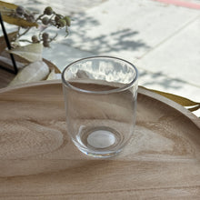 Load image into Gallery viewer, Clear Glass Tea Light Holder