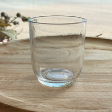 Load image into Gallery viewer, Clear Glass Tea Light Holder