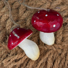 Load image into Gallery viewer, Red Mushroom Ornament | Two Styles