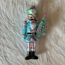 Load image into Gallery viewer, Glass Nutcracker With Sisal Tree Ornament | Three Styles