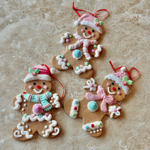Load image into Gallery viewer, Pastel Gingerbread Man Ornament | Three Styles