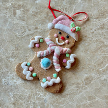 Load image into Gallery viewer, Pastel Gingerbread Man Ornament | Three Styles