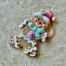 Load image into Gallery viewer, Pastel Gingerbread Man Ornament | Three Styles